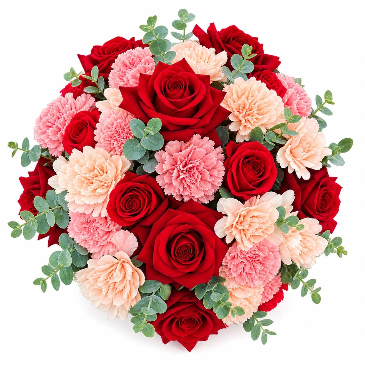Artificial messy bouquet
