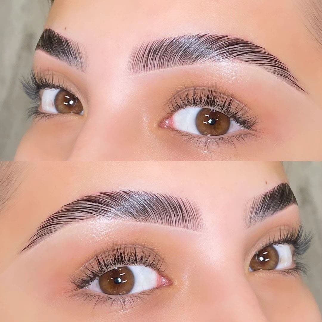 Brow lamination , tint & waxing