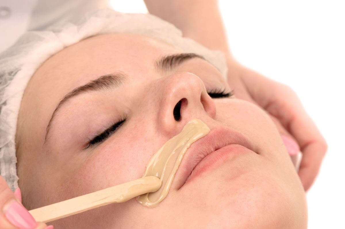 Upper lip waxing